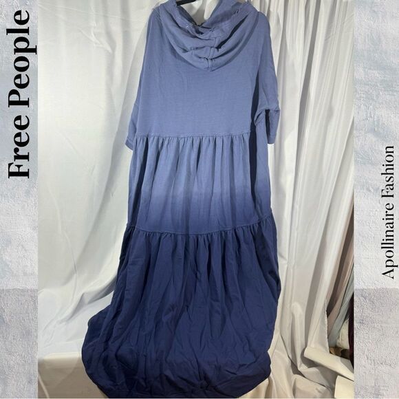 FREE PEOPLE MOLLY CARDI HOODIE IN BLACK BIRD SMALL NEW - Picture 8 of 8